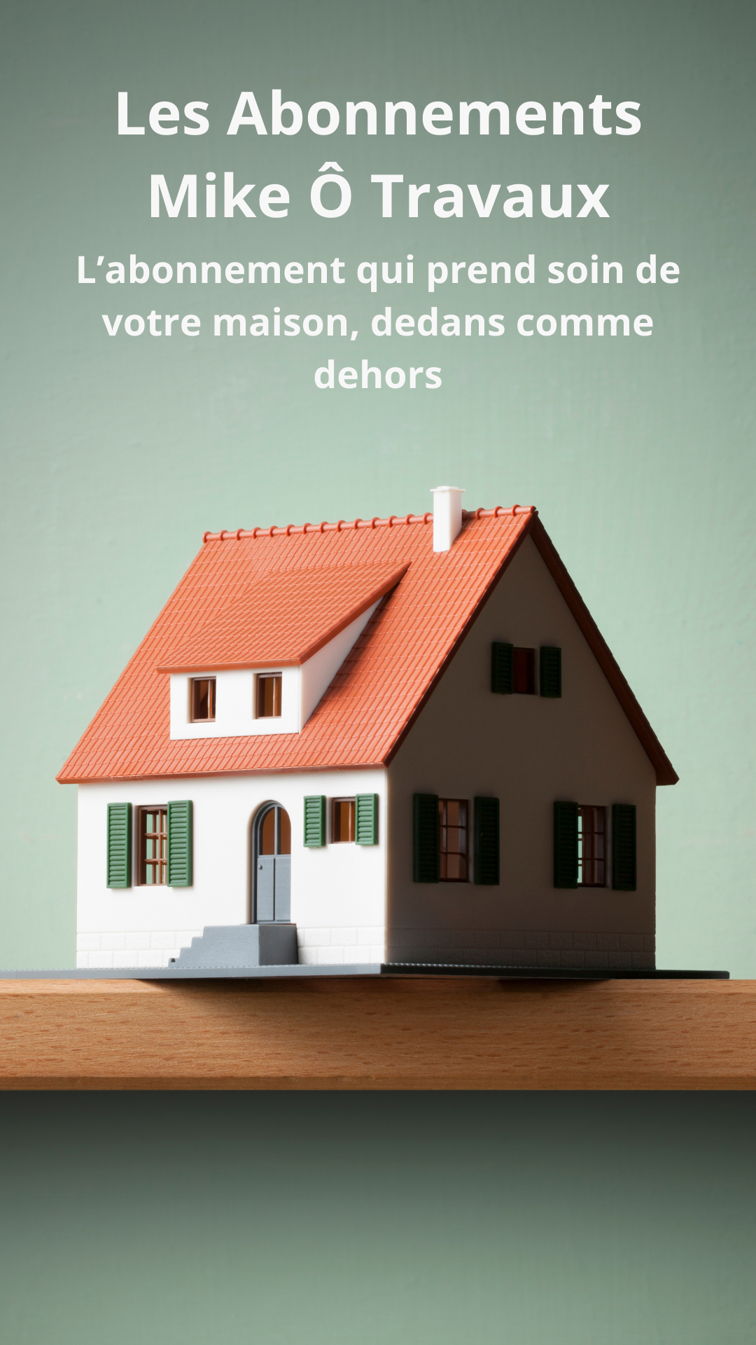 Header Mike Ô Travaux - version mobile